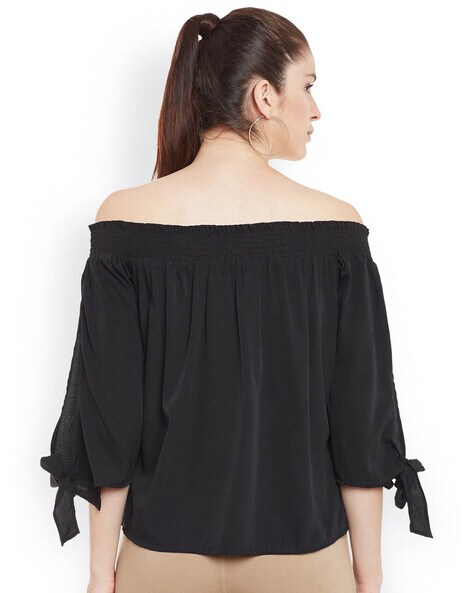 Buy Black Tops for Women by Belle Fille Online Ajio