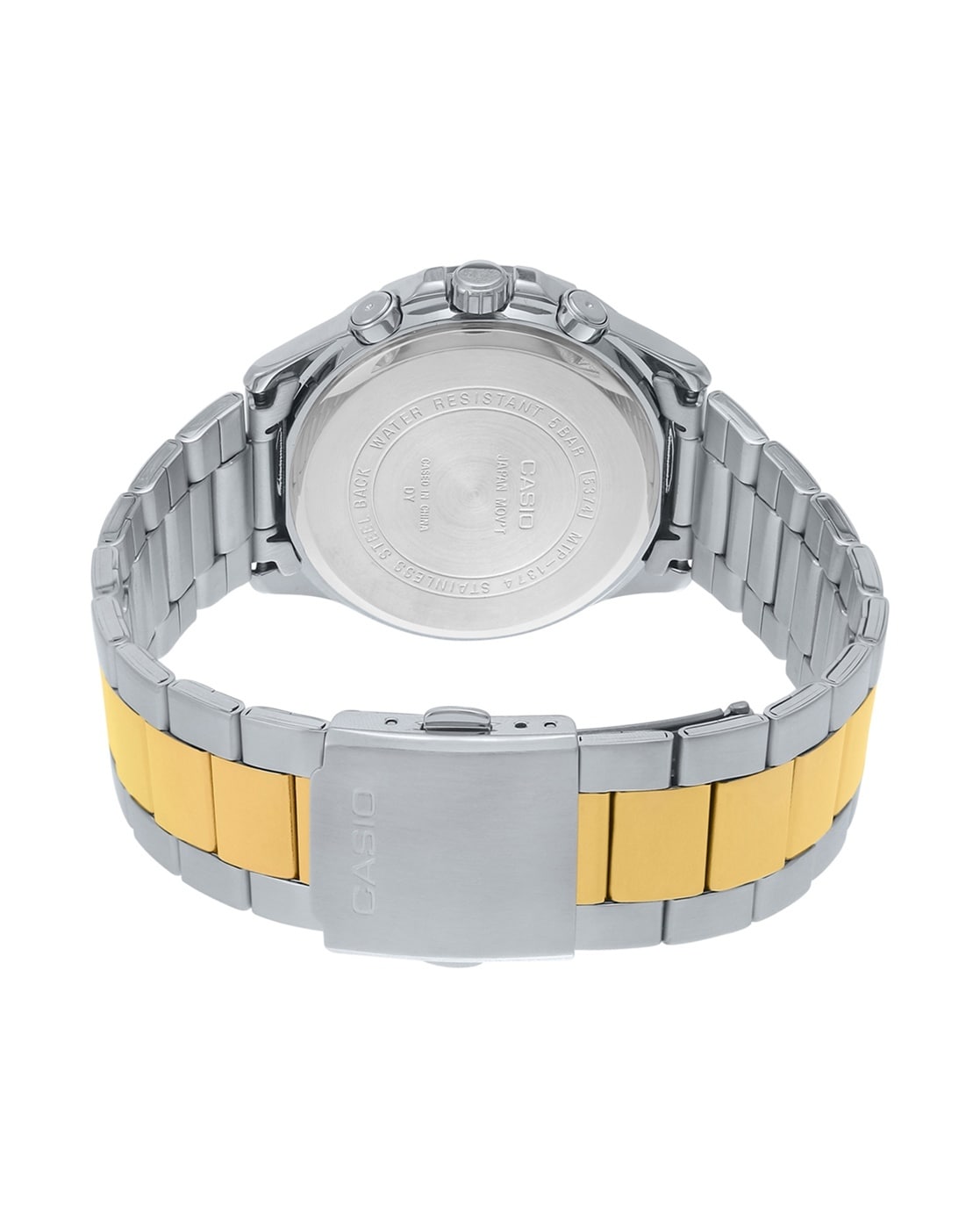 Casio stainless steel hot sale back water resistant 5bar