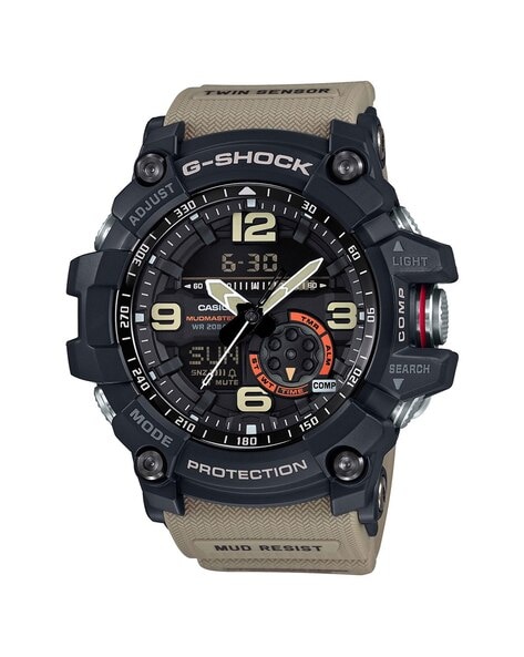 Men G661 G-Shock Mudmaster GG-1000-1A5DR Black Analog-Digital Dial Brown Resin Strap Watch