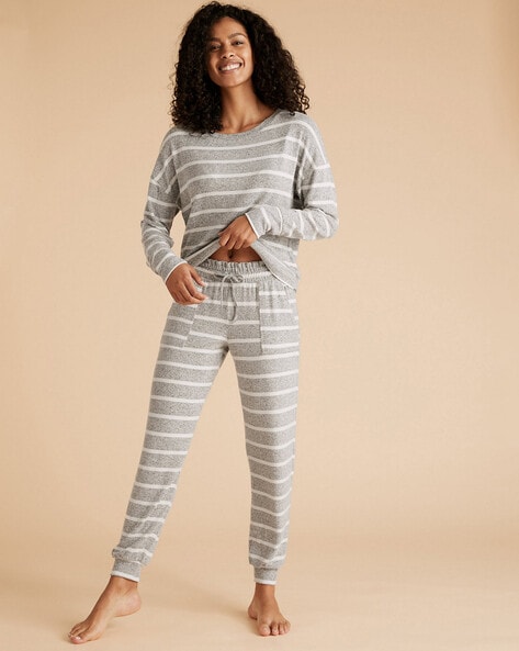 Buy Grey Track Pants for Women by Marks & Spencer Online