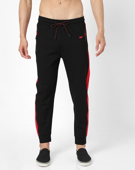 Buy GAS Solid Cotton Blend Slim Fit Boys Track Pants | Shoppers Stop