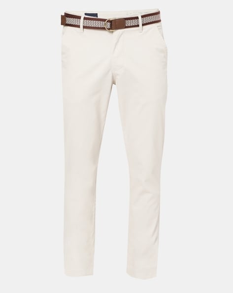 Buy Beige Trousers & Pants for Men by GAS Online