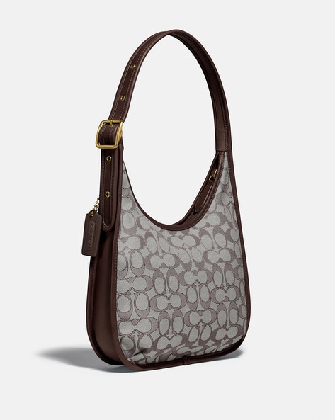 Ergo Signature Jacquard Shoulder Bag