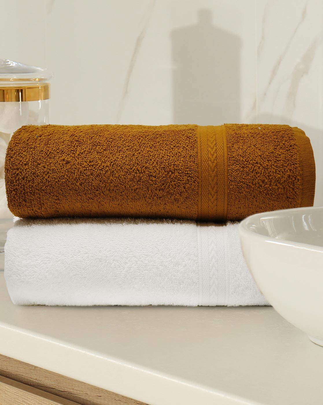 Buy Rust Towels Bath Robes For Home Kitchen By Trident Online Ajio Com