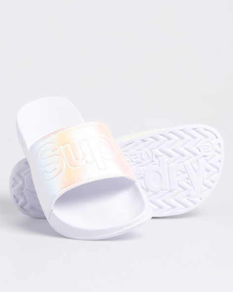 Superdry pool store sliders womens