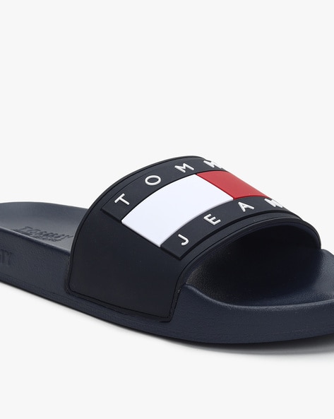 Tommy hilfiger rainbow sale slides