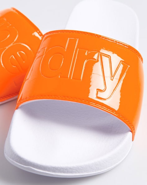 Orange calvin deals klein sliders