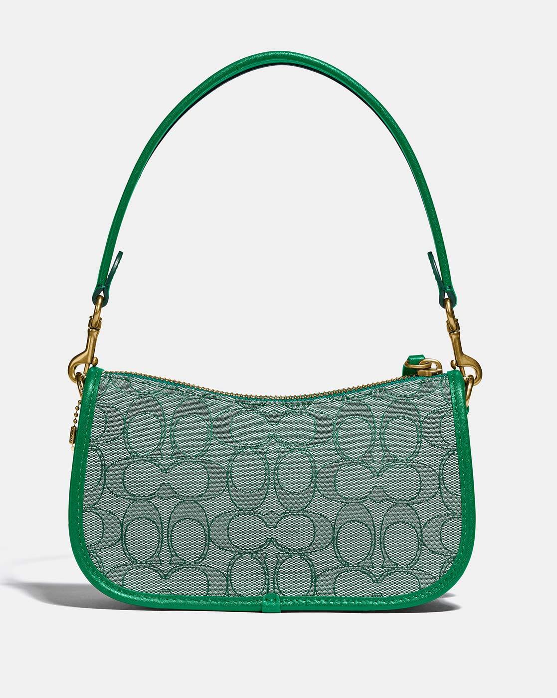 Coach Hampton Satin Purse F11668 Lime Green | Satin purses, Purses, Purses  and handbags