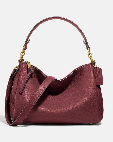 Coach soft pebble leather shay crossbody hot sale