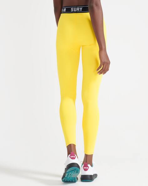 Buy Yellow Leggings for Women by 