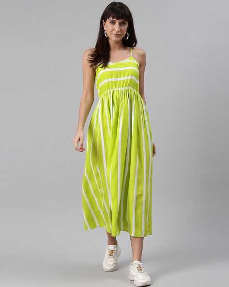 Juleka fluorescent yellow dress - Patrice Catanzaro Official Website