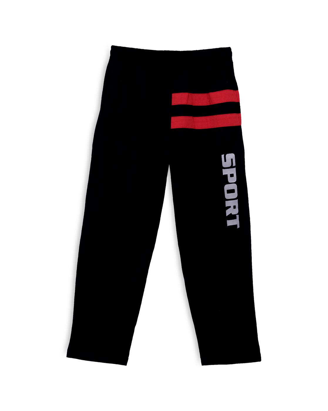 Buy Black Track Pants for Boys by 