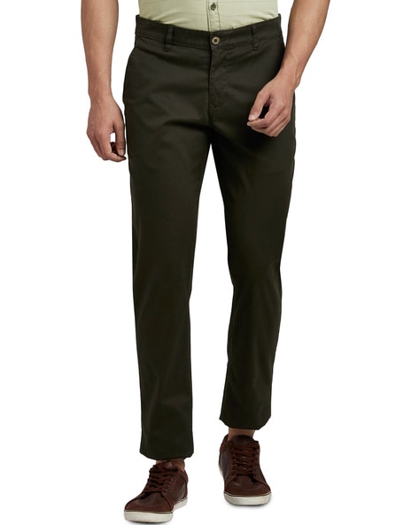 Buy Green Trousers  Pants for Men by MANQ Online  Ajiocom