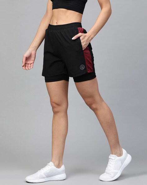 Buy Women'S Basketball Tights Short- Black Online