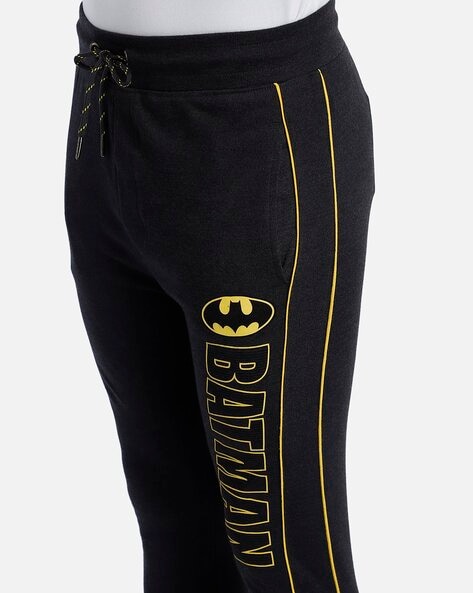 Batman DC Comics Shattered Simple Logo Mens Lounge Pajama Pants