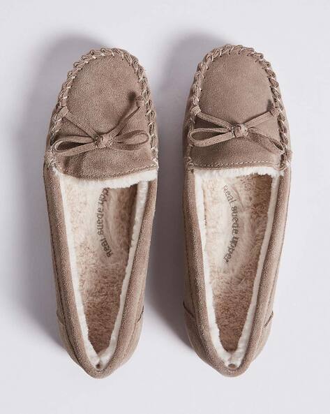 Marks and spencer online moccasin slippers