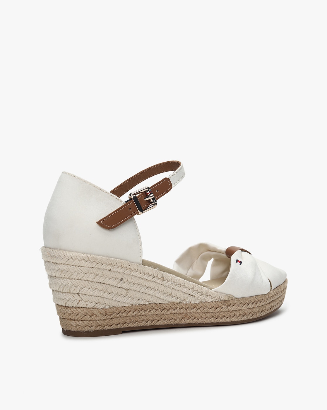 Tommy hilfiger white online wedge sandals