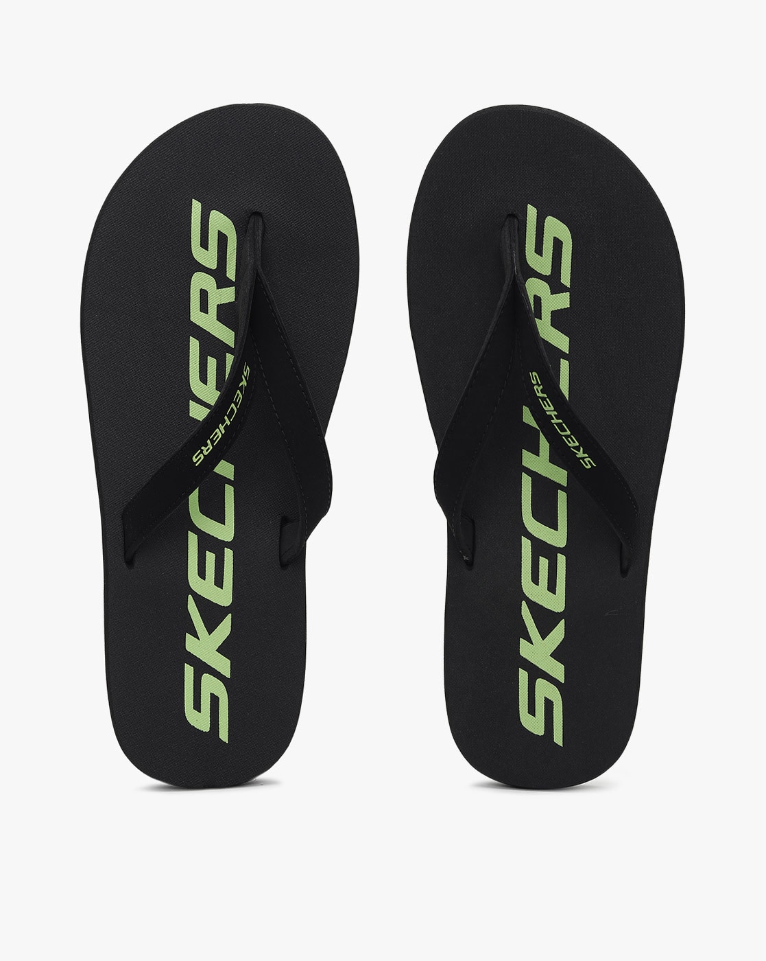 Buy Black Flip Flop Slippers for Men by Skechers Online Ajio