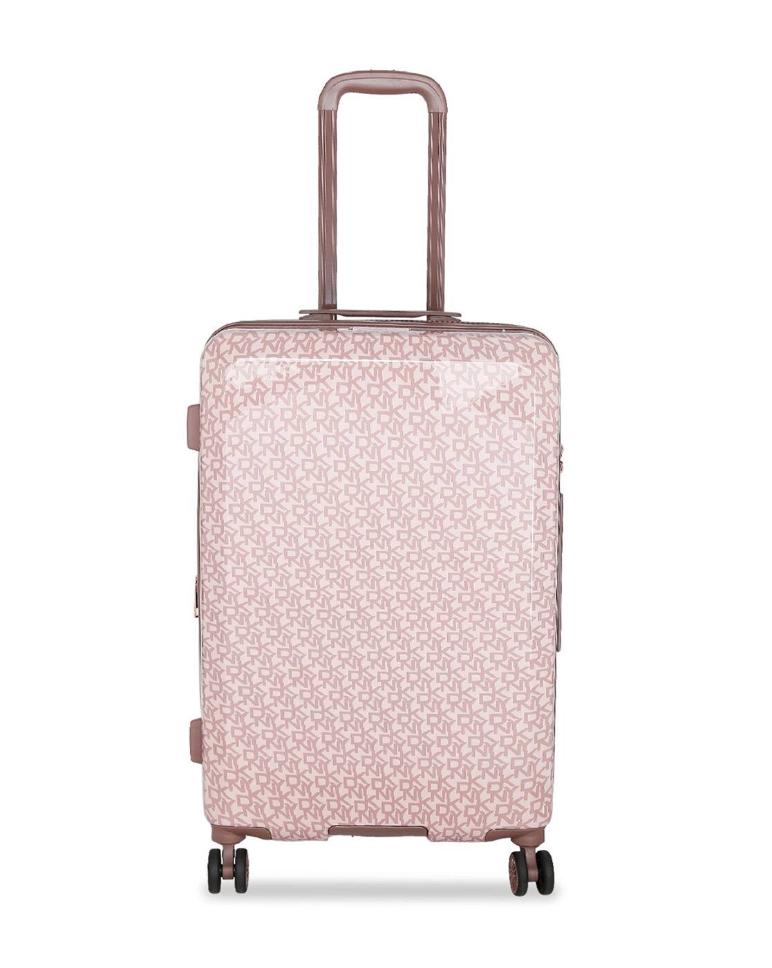 Buy Dkny Printed Trolley Bag | Pink 