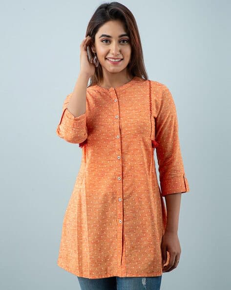 Buy Orange Kurtis \u0026 Tunics for Women by 