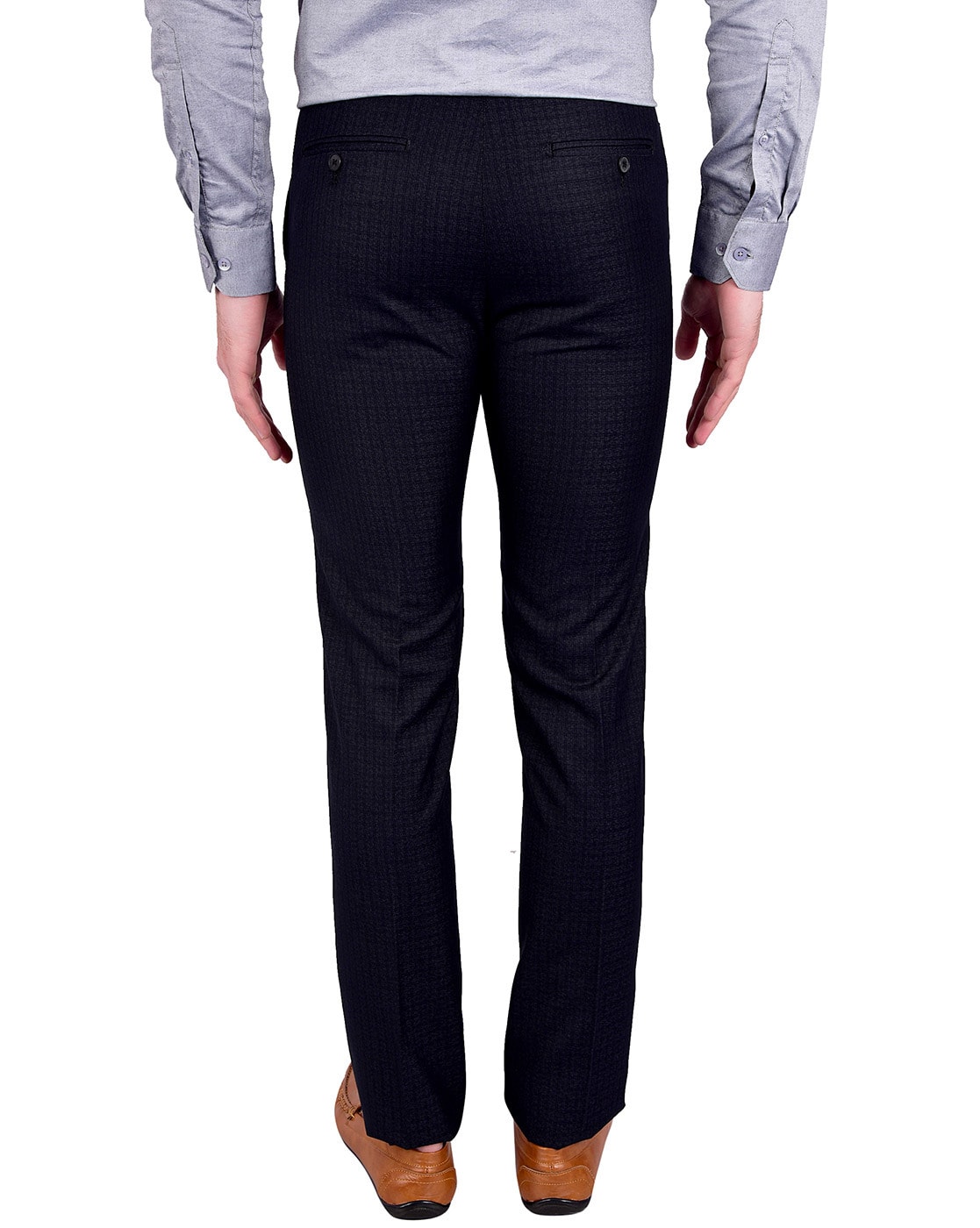 Differio Men's Slim Fit Velvet Pants