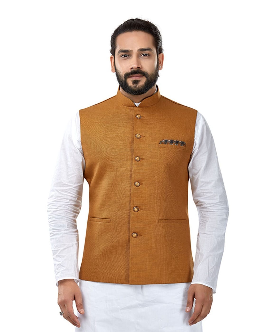 Buy Brown Ethnic Suit Sets for Men by AJAY ARVINDBHAI KHATRI ...