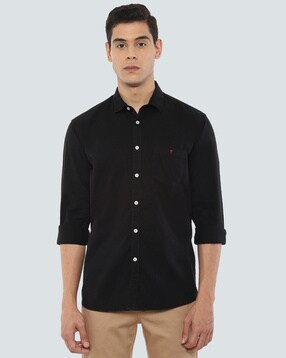 louis philippe black shirt