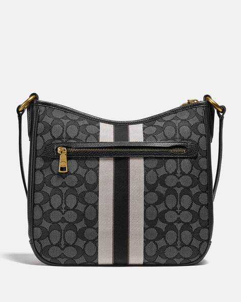 chaise signature jacquard crossbody