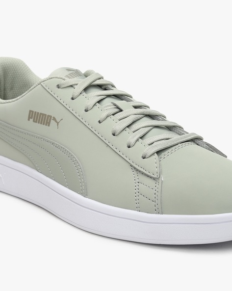 Buy Puma Smash V2 Unisex Grey Sneakers - 3 Online