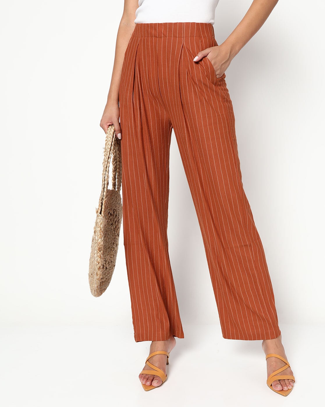 Buy Brown Trousers  Pants for Women by High Star Online  Ajiocom