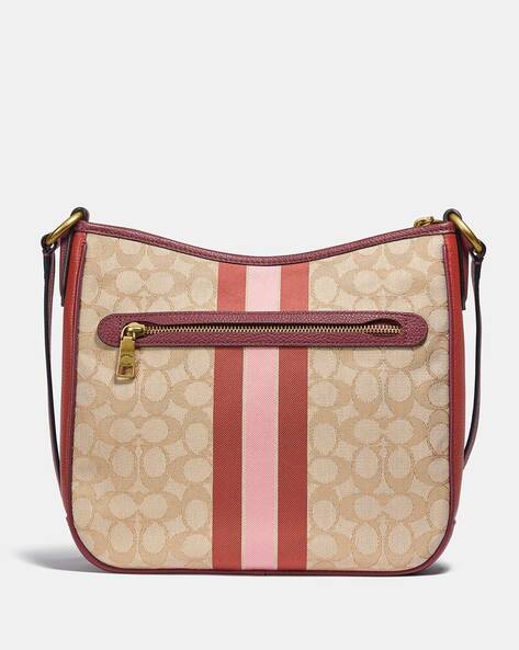 chaise signature jacquard crossbody