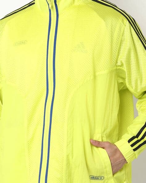 yellow running jacket mens