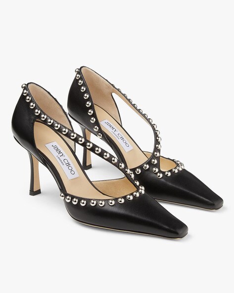 Rilea 85 T strap Pumps with Silver Toned Studs