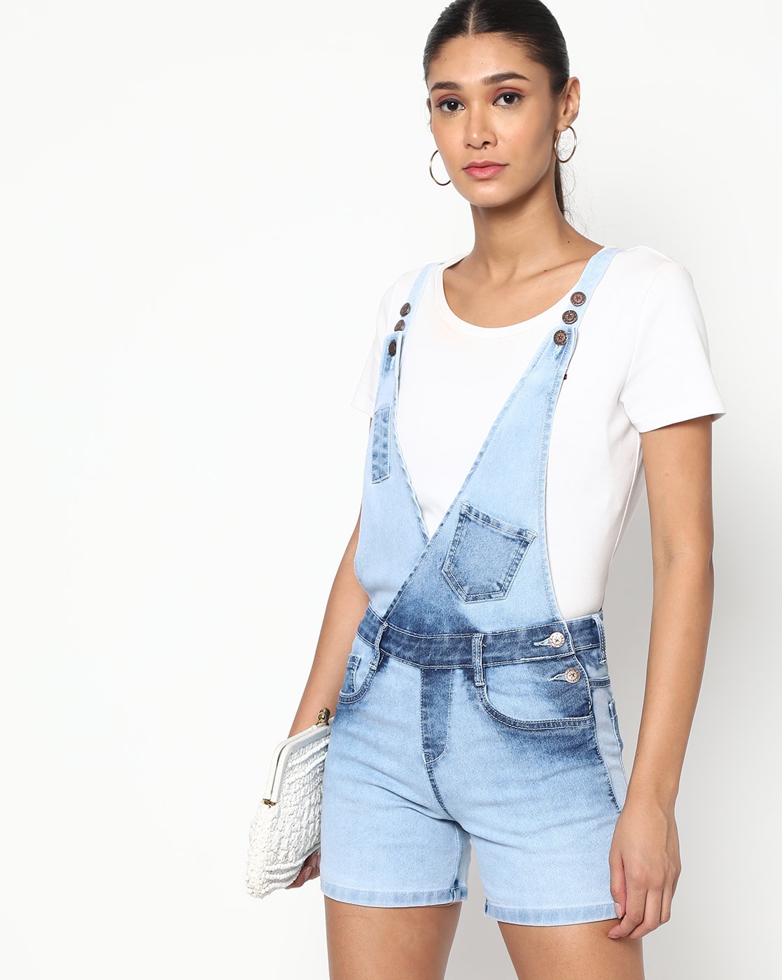 Buy Superdry Vintage Dungaree Shorts at Redfynd