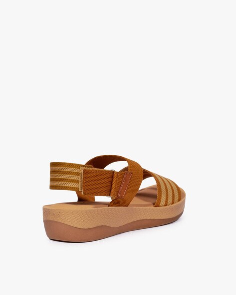 Brown cork flatform sandals | River Island