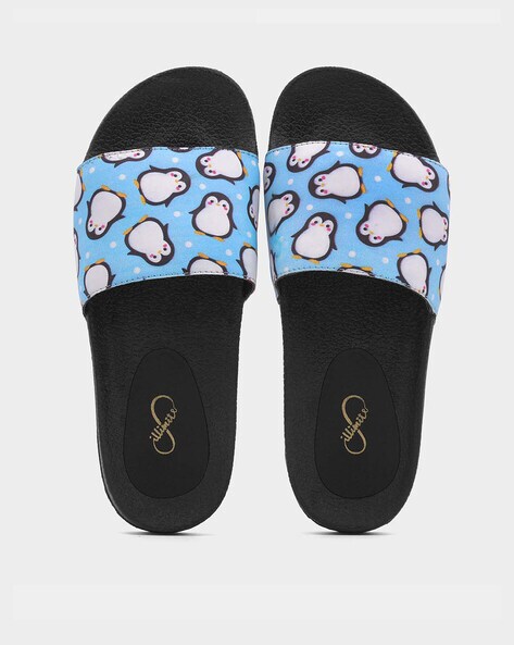 Penguin Print Sliders