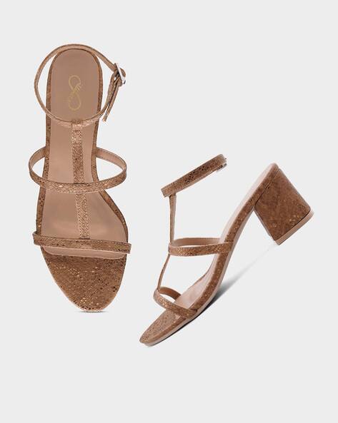 beige heels with ankle strap