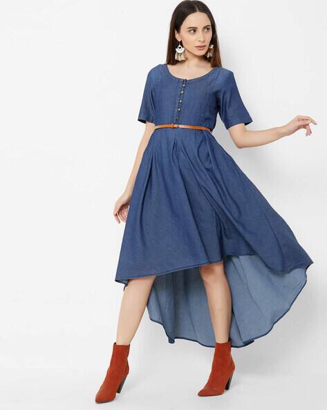 Buy Blue Dresses for Women by ZOLA 
