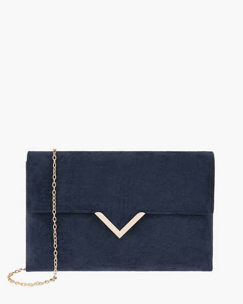 Accessorize 2025 navy clutch