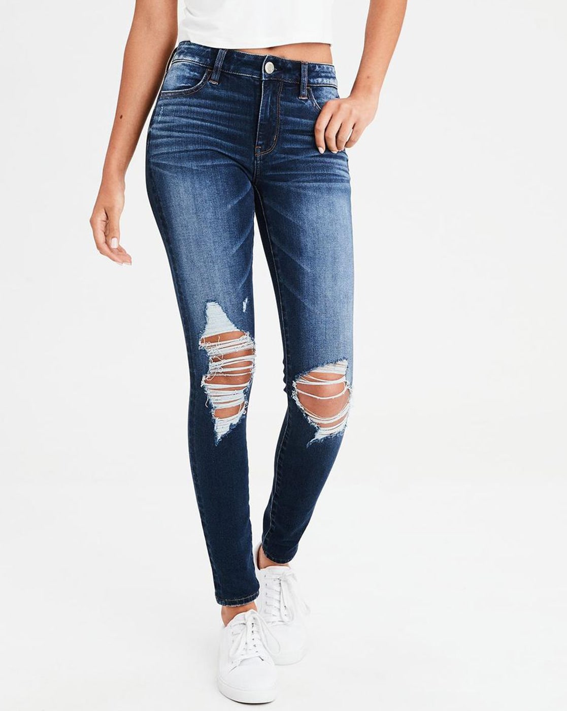 ae high rise skinny jeans