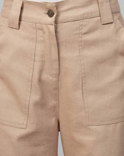 Buy Beige Trousers \u0026 Pants for Women by 
