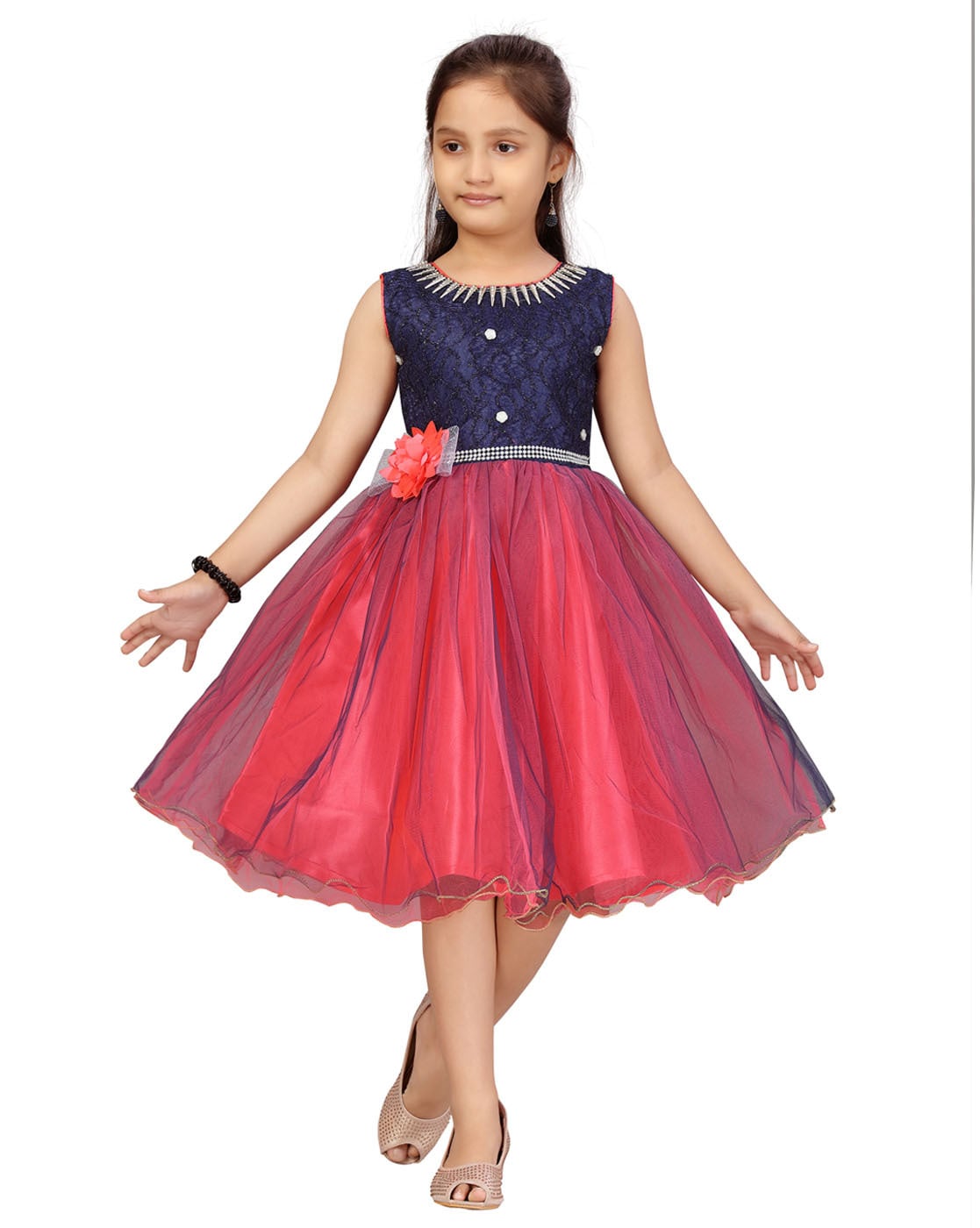 Buy Red Dresses & Frocks for Girls by AARIKA GIRLS ETHNIC Online ...