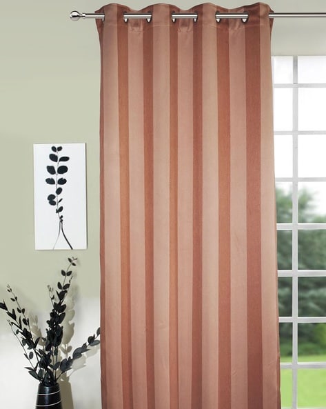 Light Brown Curtains Accessories, Brown Striped Curtains