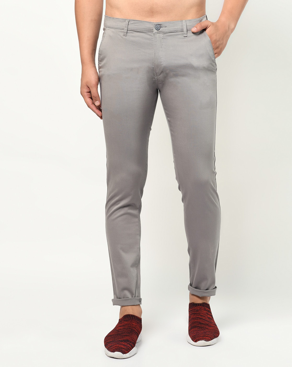 mens grey chinos skinny