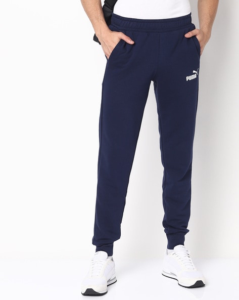 Mens puma skinny on sale joggers