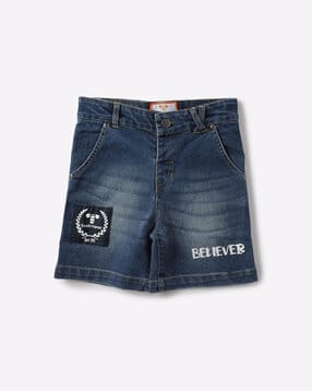 Buy Blue Shorts for Boys by toothless Online | Ajio.com
