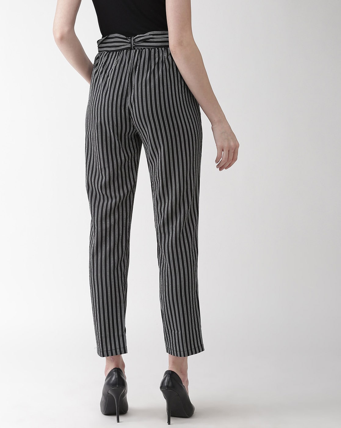 Striped trousers