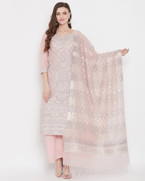 Woven Unstitched Dress Material Price in India