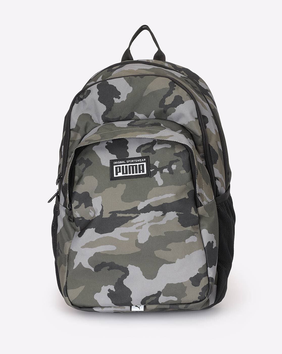 puma olive green backpack