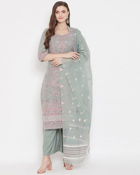 Woven Unstitched Dress Material Price in India